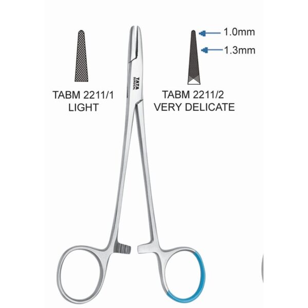 Crile Wood Needle Holder 14cm Light Very Delicate Wooden Handle