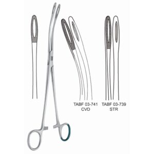 FORSTER SPONGE HOLDING FORCEPS NARROW 25 cm TABF 03-741