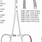 Halsted Mosquito Kocher Forceps 1x2 Teeth Straight & Curved 12.5–21cm
