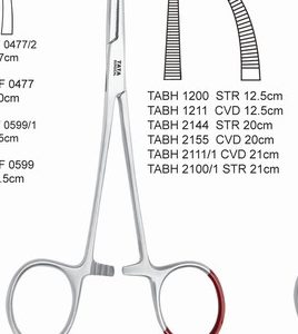 Halsted Mosquito Kocher Forceps 1×2 Teeth Straight & Curved 12.5–21cm