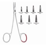 Mayo hegar Needle Holder Straight Special Model Stainless Steel 12.5-18.5cm
