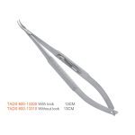 Barraquer Needle Holder – Curved, With & Without Lock, 13 cm