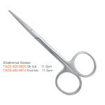 Strabismus Scissors – Straight & Curved, Blunt/Blunt, 11.5 cm