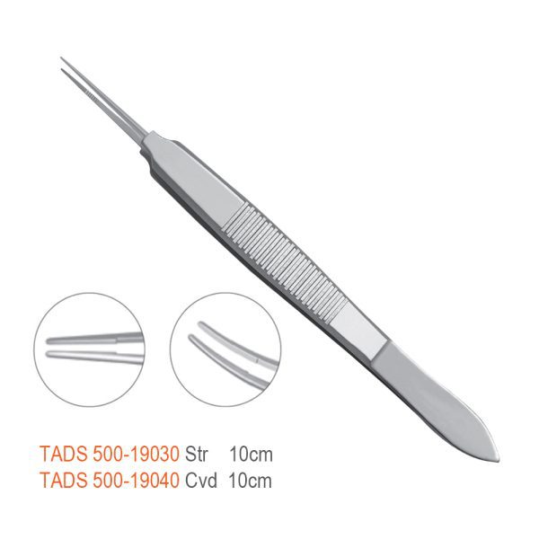 Tuebingen Tying Forceps – Straight & Curved, 10 cm