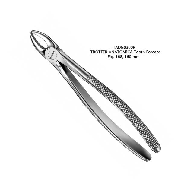 Trotter ANATOMICA Tooth Forceps, Fig. 168, 160 mm