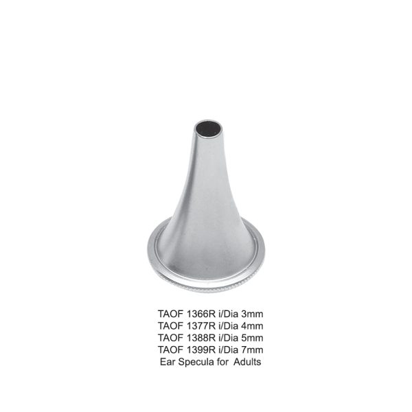 Ear Specula for Adults, 3 to 7 mm