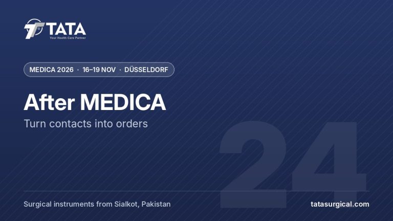 After MEDICA: Turn contacts into orders - Tata Surgical at MEDICA 2026, Düsseldorf