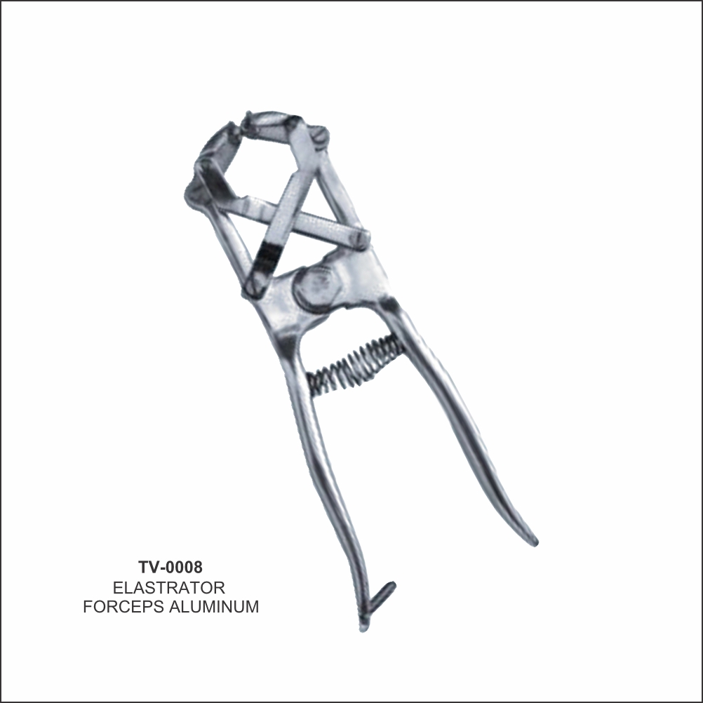 Aluminum Elastrator Forceps TV-0008 - Tata Surgical