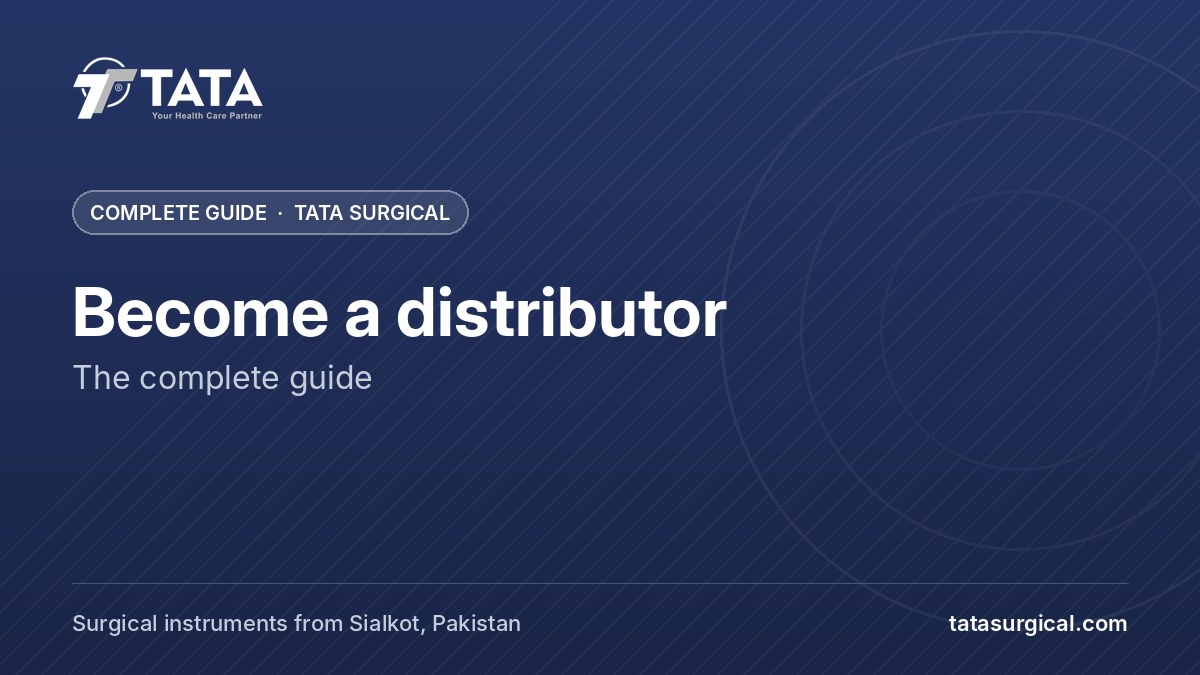 Become a distributor: The complete guide - Tata Surgical