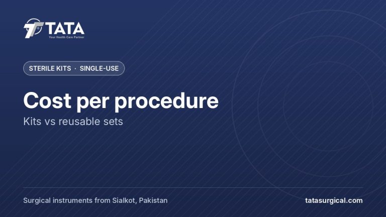 Cost per procedure: Kits vs reusable sets - Tata Surgical