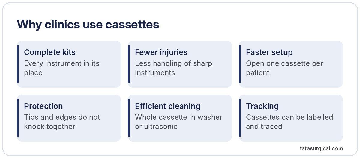 Why clinics use cassettes - Tata Surgical