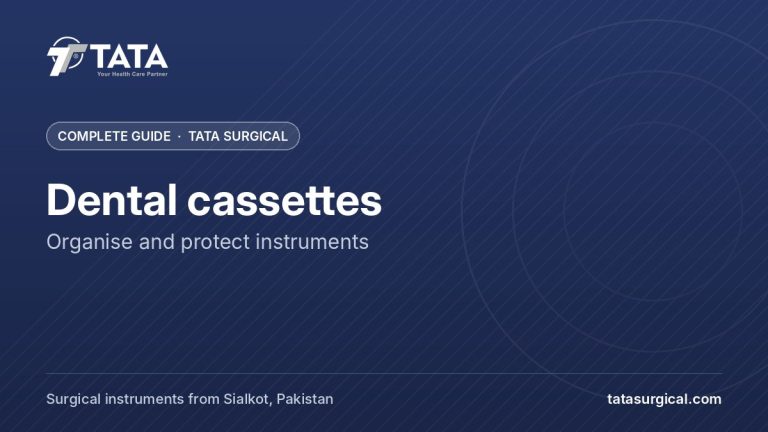 Dental cassettes: Organise and protect instruments - Tata Surgical