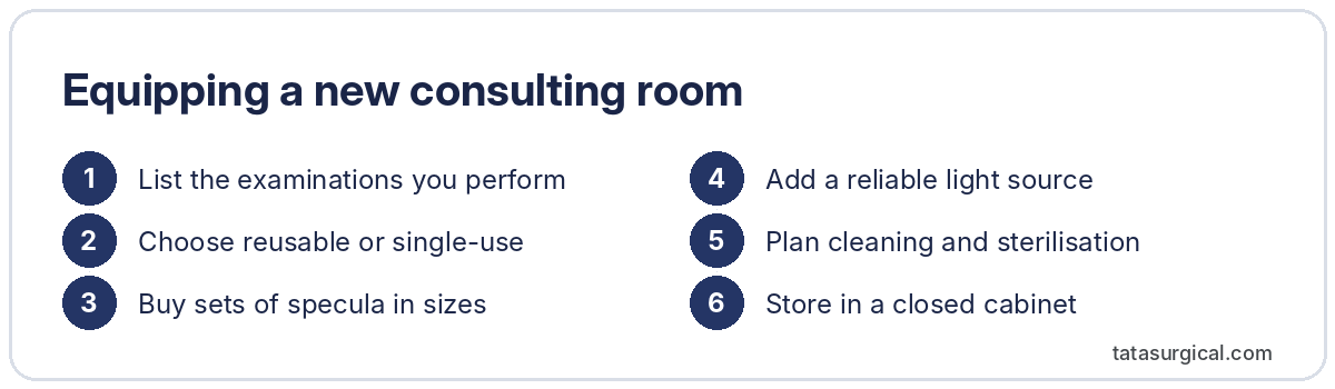 Equipping a new consulting room - Tata Surgical