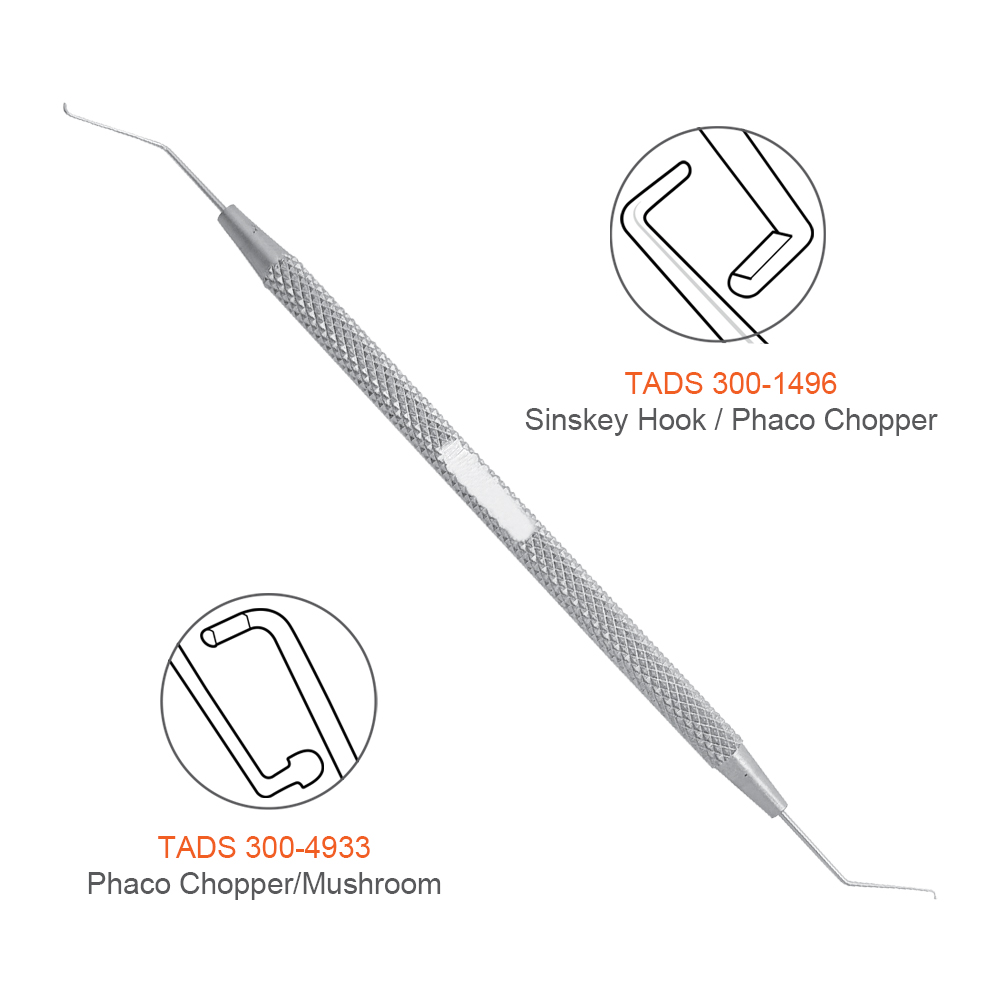 Double Ended Phaco Chopper TADS 300-1496 - Tata Surgical