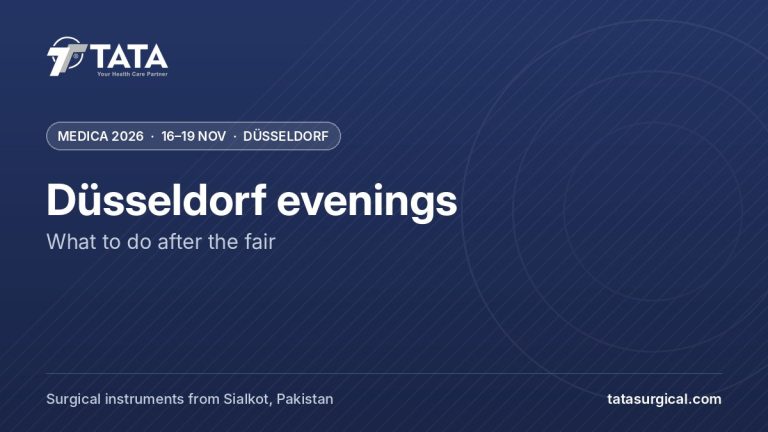 Düsseldorf evenings: What to do after the fair - Tata Surgical at MEDICA 2026, Düsseldorf