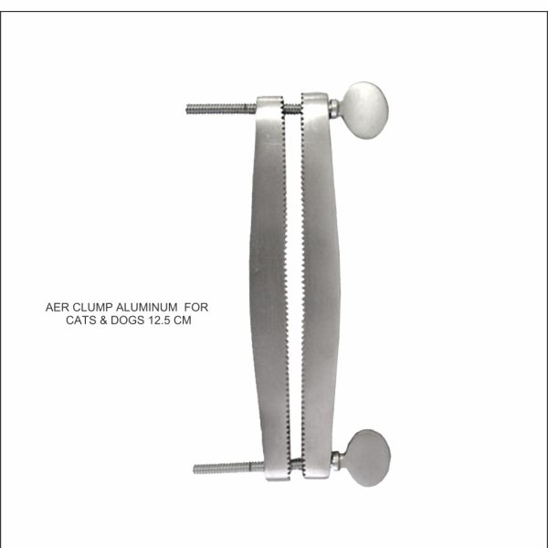 Ear Clamp, Aluminum, for Cats and Dogs, 12.5 cm
