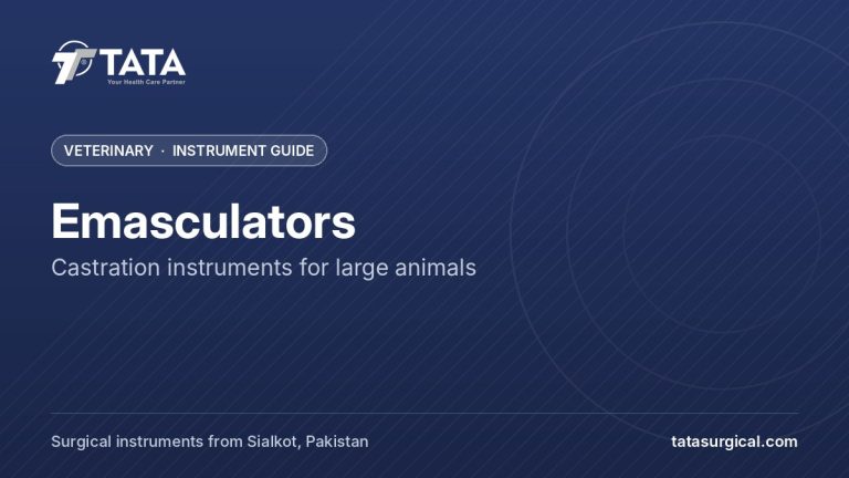 Emasculators: Castration instruments for large animals - Tata Surgical