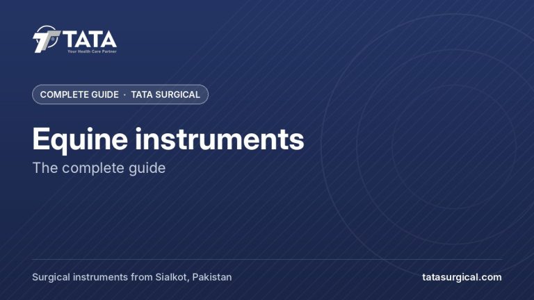 Equine instruments: The complete guide - Tata Surgical