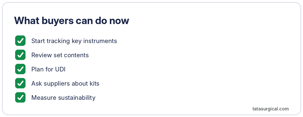 What buyers can do now - Tata Surgical