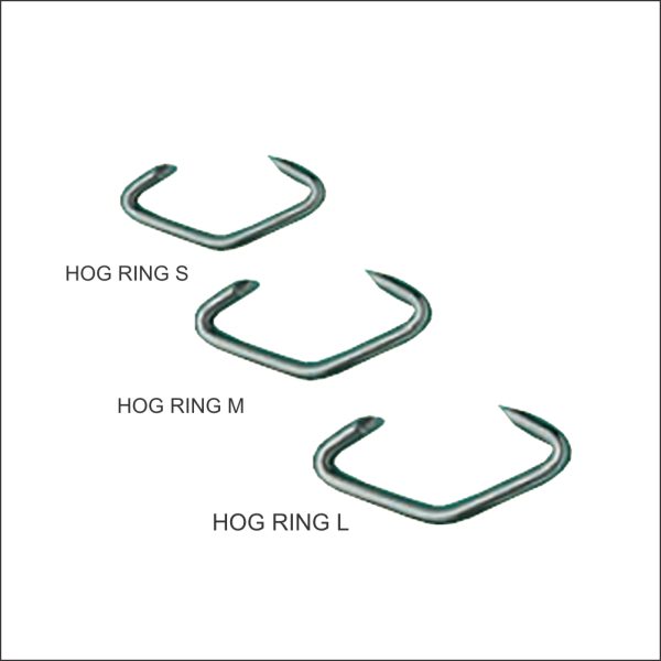 Hog Rings, Small, Medium and Large