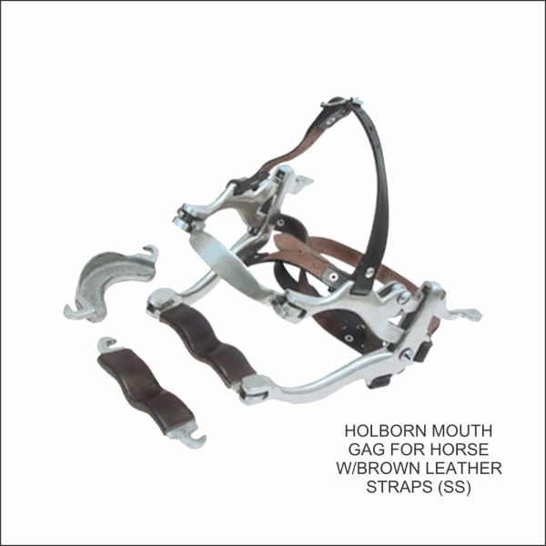 Holborn Mouth Gag for Horse with Leather Straps