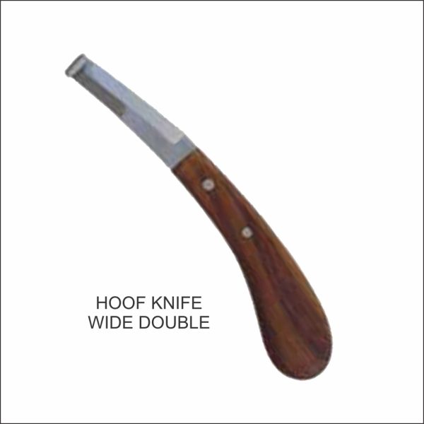 Hoof Knife, Wide, Double Edge
