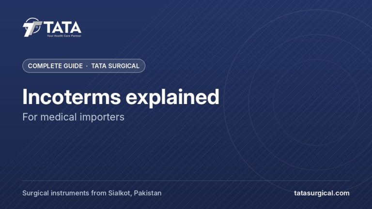 Incoterms explained: For medical importers - Tata Surgical