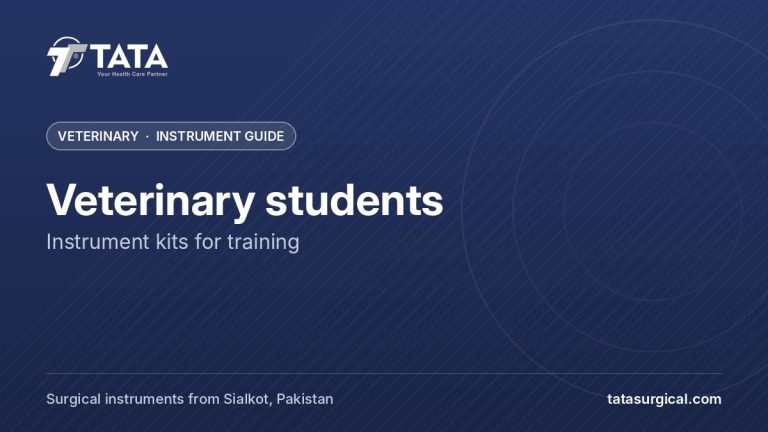 Veterinary students: Instrument kits for training - Tata Surgical