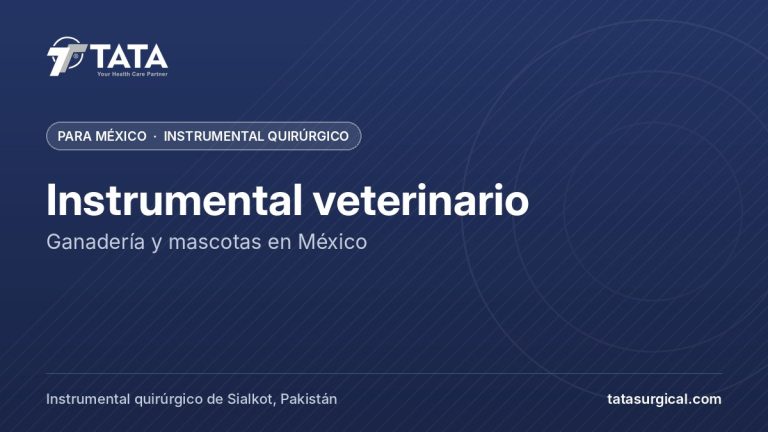 Instrumental veterinario: Ganadería y mascotas en México - Tata Surgical, instrumental quirúrgico para México