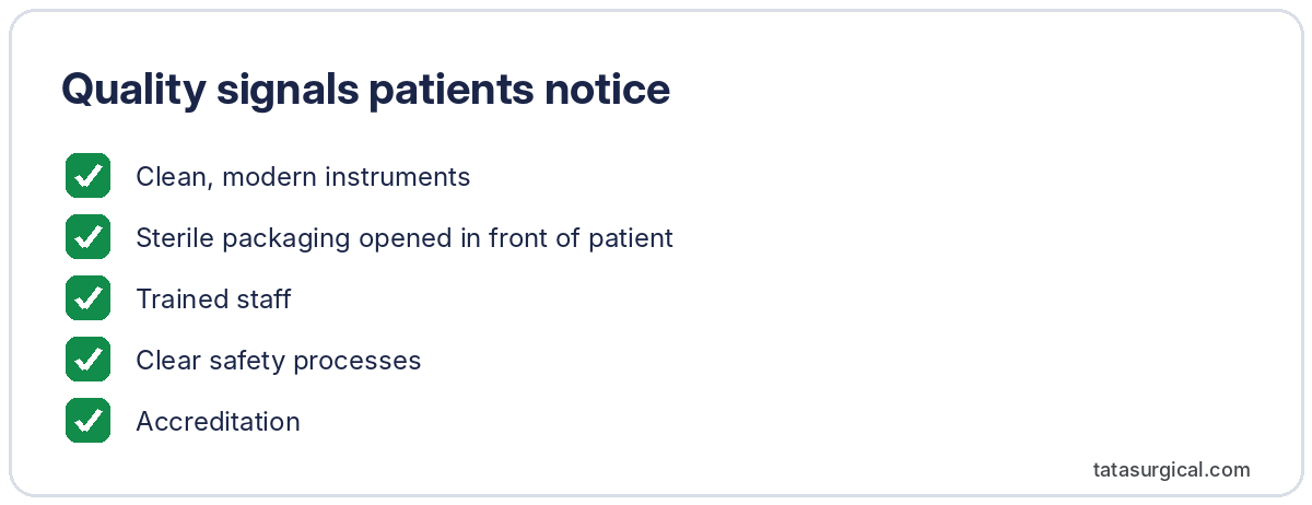 Quality signals patients notice - Tata Surgical