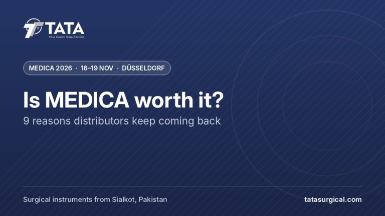Is MEDICA worth it?: 9 reasons distributors keep coming back - Tata Surgical at MEDICA 2026, Düsseldorf