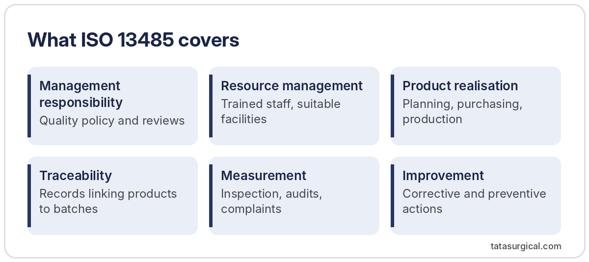 What ISO 13485 covers - Tata Surgical