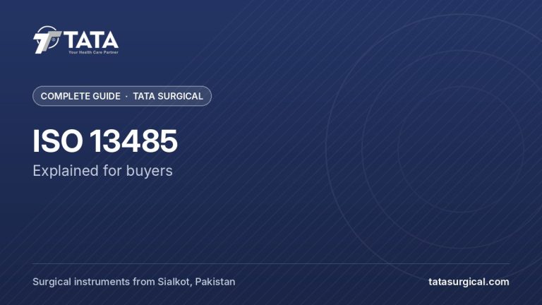 ISO 13485: Explained for buyers - Tata Surgical