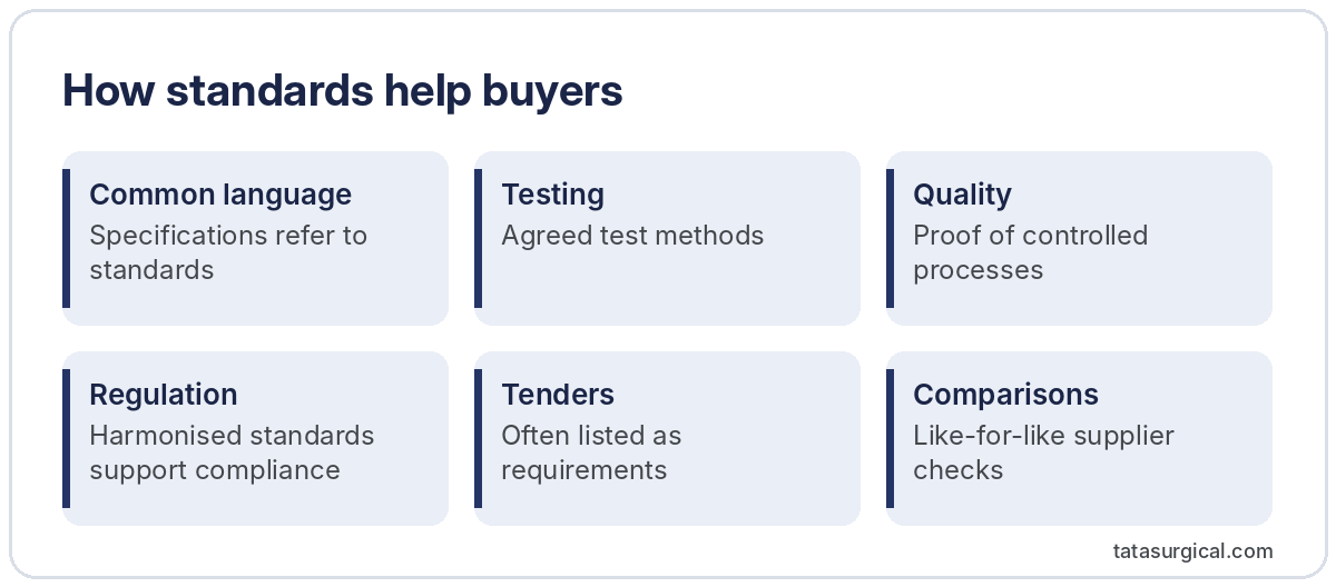 How standards help buyers - Tata Surgical