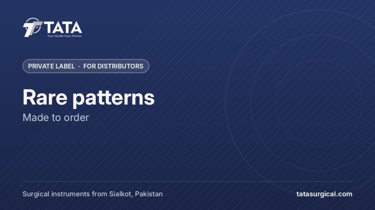 Rare patterns: Made to order - Tata Surgical