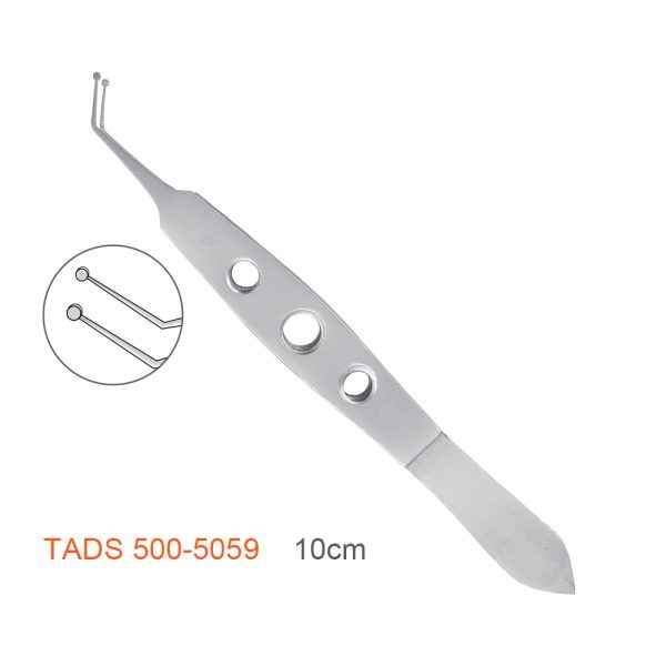 LASIK Flap Forceps, Ball Tips, 10 cm