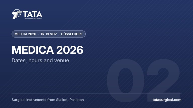 MEDICA 2026: Dates, hours and venue - Tata Surgical at MEDICA 2026, Düsseldorf