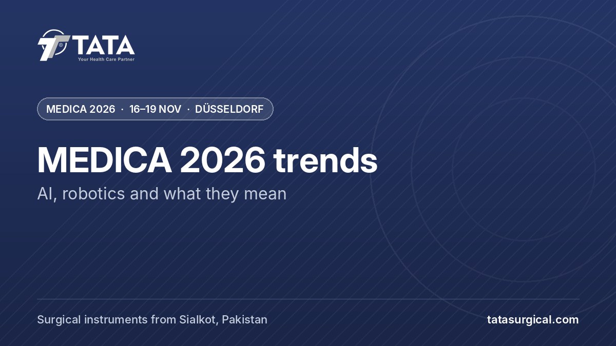MEDICA 2026 trends: AI, robotics and what they mean - Tata Surgical at MEDICA 2026, Düsseldorf