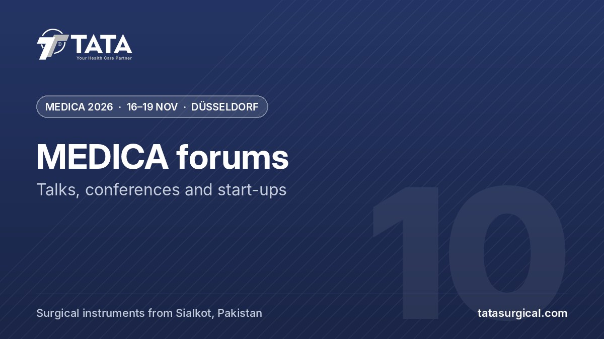 MEDICA forums: Talks, conferences and start-ups - Tata Surgical at MEDICA 2026, Düsseldorf