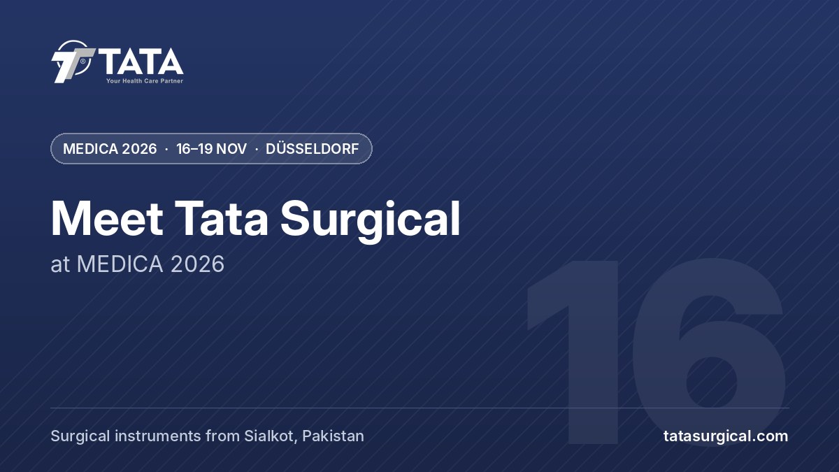 Meet Tata Surgical: at MEDICA 2026 - Tata Surgical at MEDICA 2026, Düsseldorf