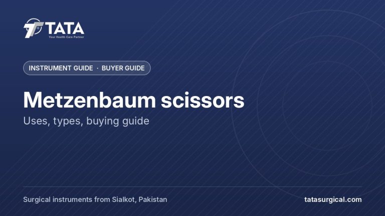 Metzenbaum scissors: Uses, types, buying guide - Tata Surgical