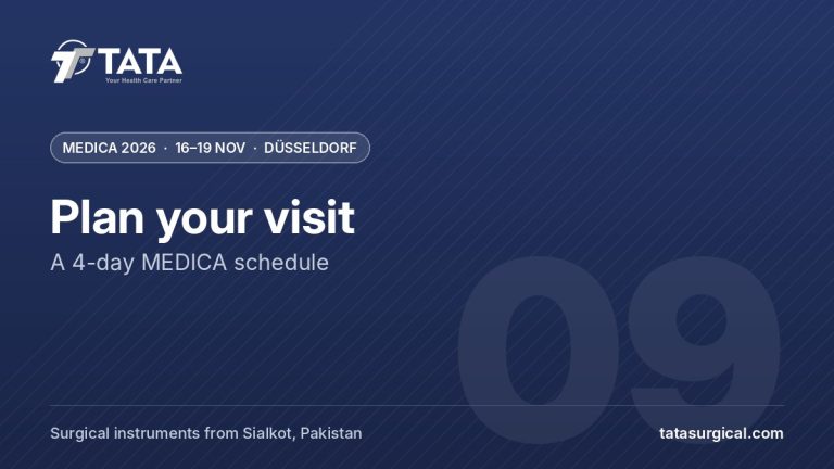 Plan your visit: A 4-day MEDICA schedule - Tata Surgical at MEDICA 2026, Düsseldorf