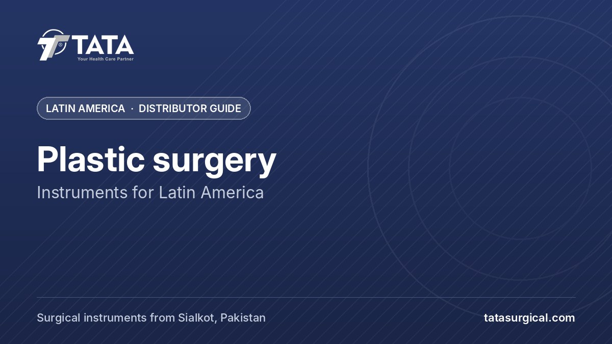 Plastic surgery: Instruments for Latin America - Tata Surgical