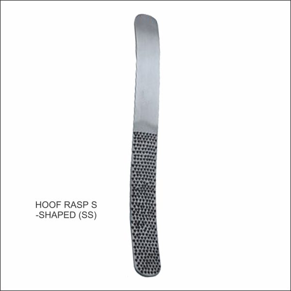 Hoof Rasp, S-Shaped, Stainless Steel