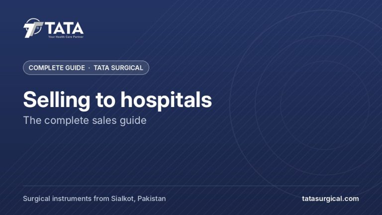 Selling to hospitals: The complete sales guide - Tata Surgical