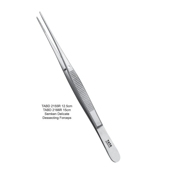 Semken Delicate Dissecting Forceps, 12.5 and 15 cm