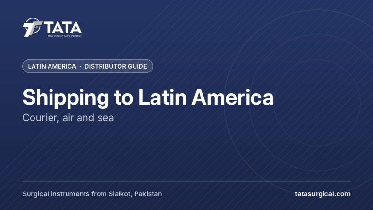Shipping to Latin America: Courier, air and sea - Tata Surgical