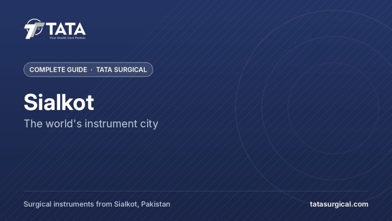 Sialkot: The world's instrument city - Tata Surgical