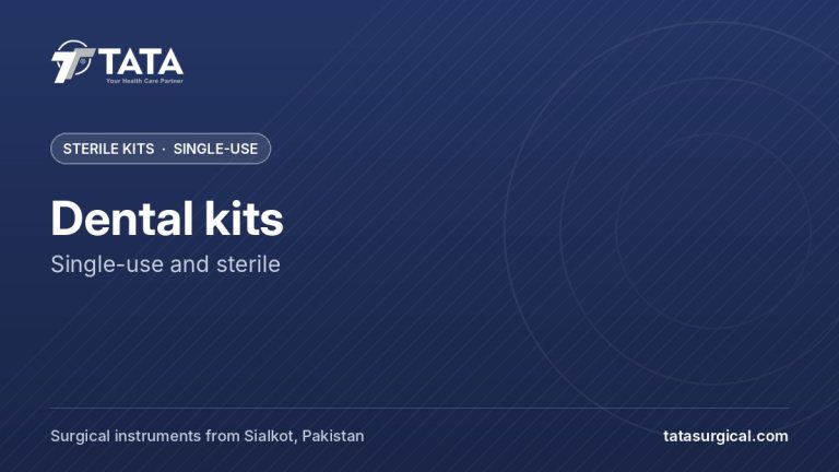 Dental kits: Single-use and sterile - Tata Surgical