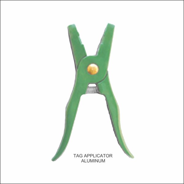 Tag Applicator, Aluminum, Green